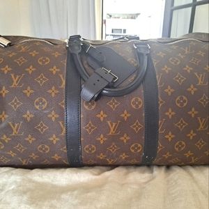 Louis VuittonKeepall Bandouliere Bag Macassar Monogram